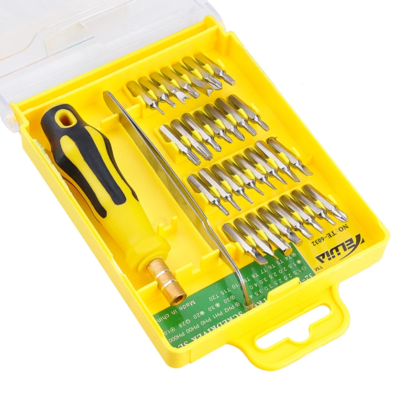 Набор отверток 32 в 1 прецизионные биты для ручного ремонта ноутбуков и мобильных