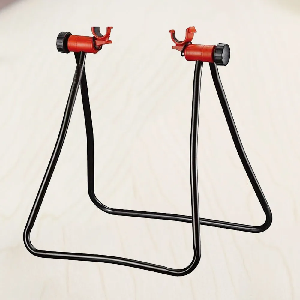 

Sturdy Bike Support Bracket Practical Bike Stand Bike Holder Folding Bike Kickstand Bike Accessories for Bike (Black)