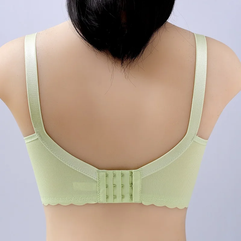 Sujetador de lactancia materna sin aros para mujeres embarazadas, ropa de maternidad, lencer&iacute;a de lactancia-4