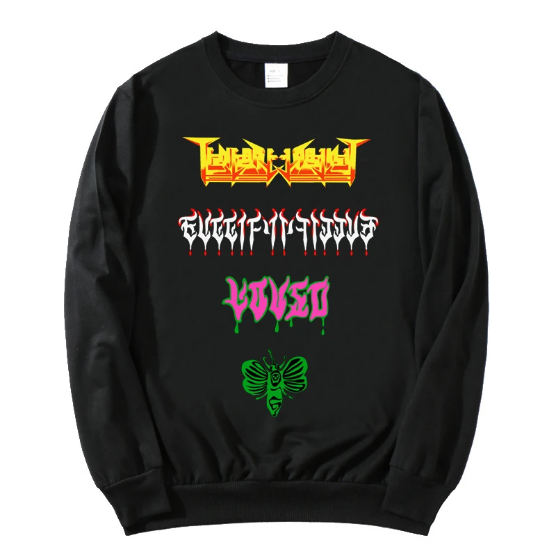 

Мужская Флисовая однотонная толстовка, свободная уличная одежда, топ, роскошный брендовый дизайн, пуловер унисекс с круглым вырезом, мужска...