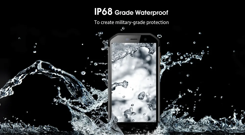 KENXINDA KXD E&L S60 IP68 Водонепроницаемый Android мобильный телефон 3 Гб 64 Гб Восьмиядерный мобильный телефон Dual SIM LTE 4G отпечаток пальца смартфон
