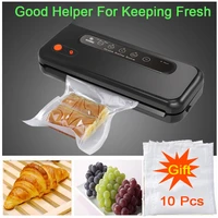 vacuum food sealer machine plastic bag sealer for food vacuum sealer dry wet sous vide packing degasser with 10pcs vacuum bags