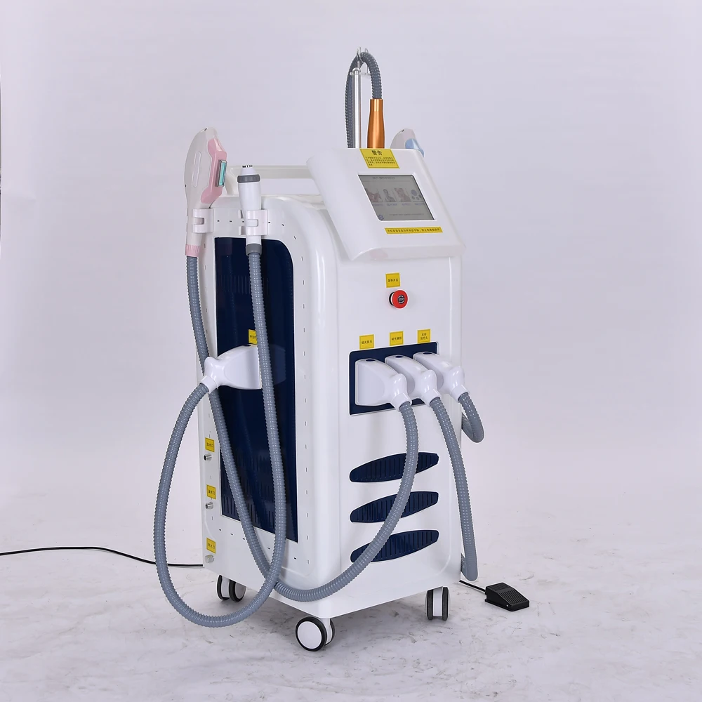 

Profession SHR OPT IPL Hair Removal Machine 4 Handles Tattoo Removal RF Skin Rejuvenation Multifunctional Beauty Machine