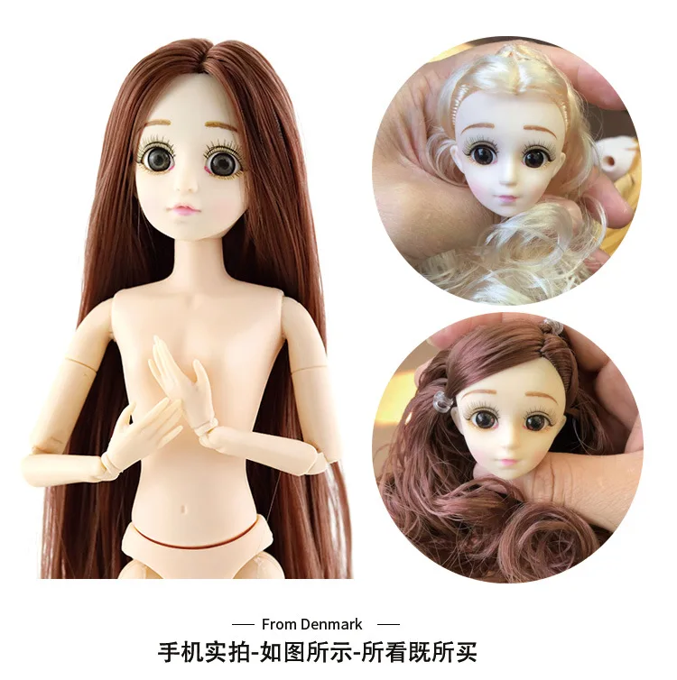 Bjd кукла волос для куклы глаза для игрушек 30 см детская одежда с фантазийным рисунком 3D реальный глаз 20 шаровой шарнир подвижный модный длинный парик волос кукла-эльф игрушка,лол куклы игрушки одежда реборна глазки