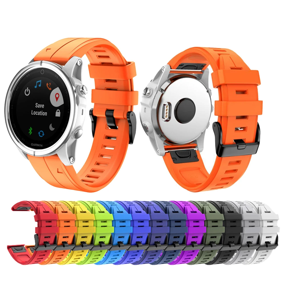 

Новый Гладкий узор Easyfit ремешок для часов для Garmin Fenix 5X 5 Plus для Garmin Fenix 6X Pro Смарт-часы быстросъемный ремешок на запястье
