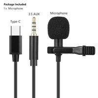 mini microphone mic usb c type c mic condenser audio recording for huawei xiaomi android phone usb c lavalier microphone