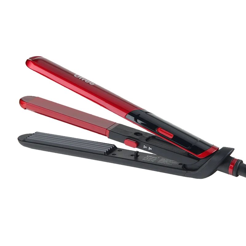 

Ufree 3 in 1 Hair Straightener Ceramic Hair Curling Flat Iron Hair Straightening Iron Curler Hair Corn Fluffy Hair Styling Tool