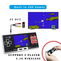 video game consoles 2 8 inch retro consolas portable handheld game players 200 games mini 8 bit family pocket retrogaming