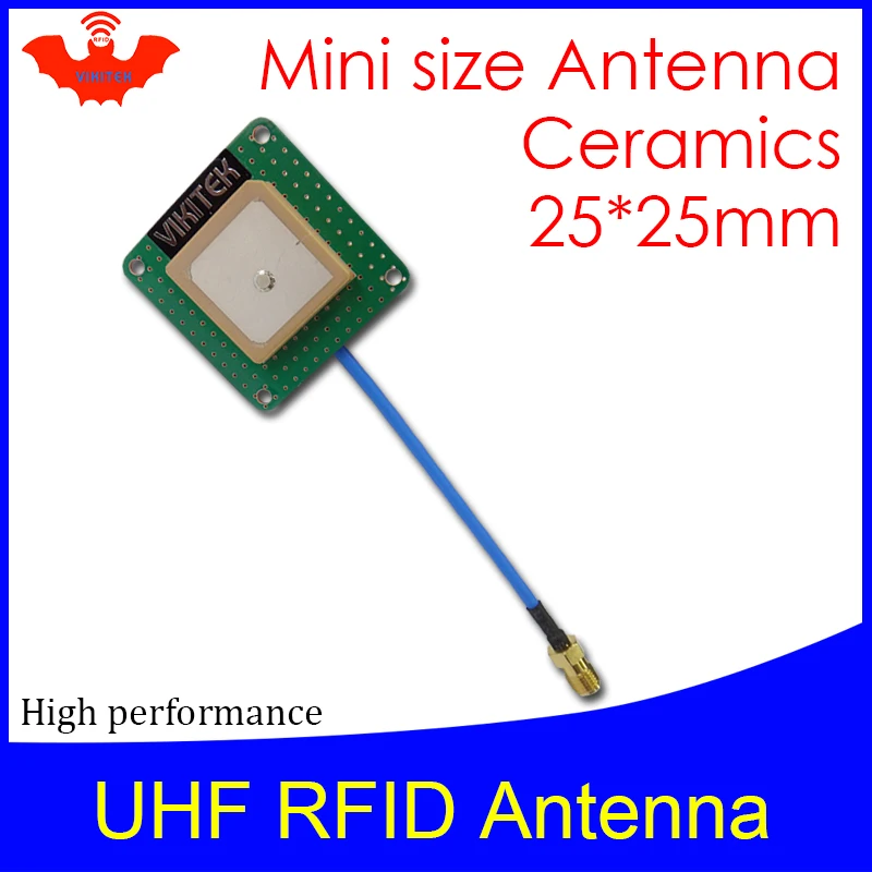 Мини панельная антенна Vikitek UHF RFID высокая производительность 915 МГц короткий
