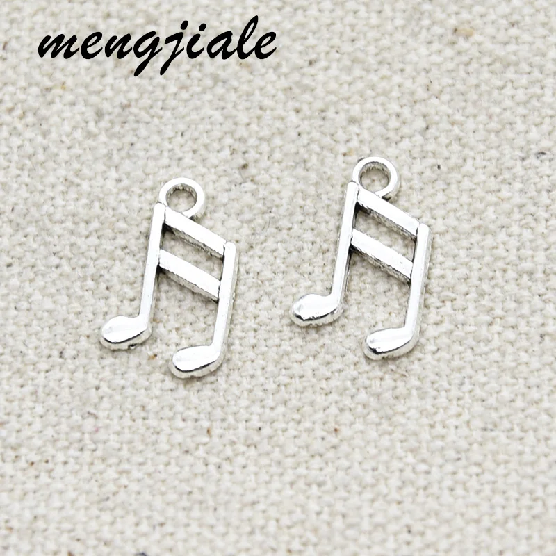 70 шт. лидер продаж винтажные металлические милые Подвески в виде музыкальных нот