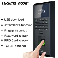 125khz 13 56mhz 1000 user biometric fingerprint access control keypad with time attendance for access control system tcpip
