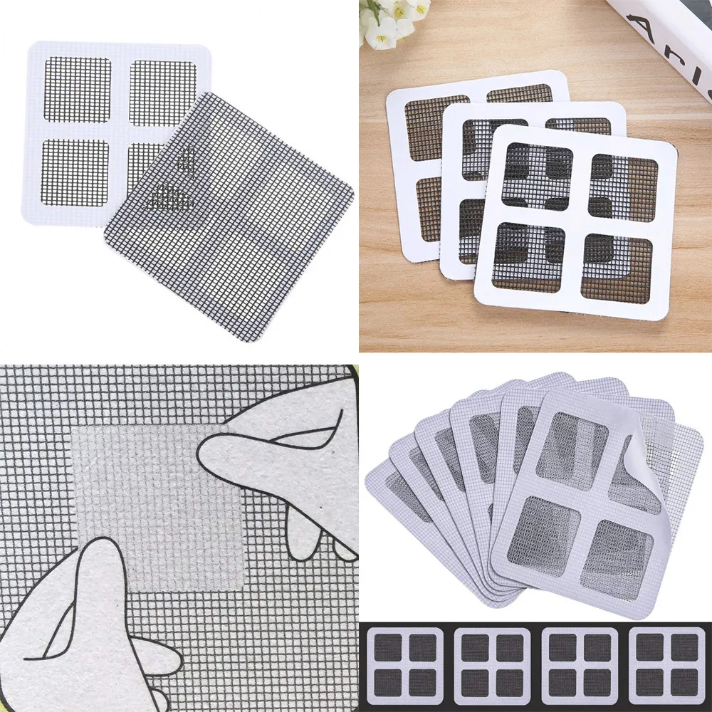 5 Pack Fix Net Window Home Adhesive Anti Mosquito Fly Bug Insect Repair Screen Wall Patch Stickers Mesh | Дом и сад
