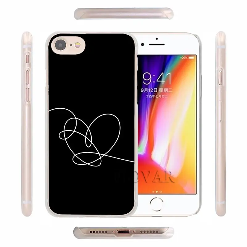 

Abstract Art Couple Love Heart Phone Case for iPhone 11 Pro 7 8 XR SE 2020 X XS MAX 11 Pro MAX 7+ 8+ 6 6s Plus 5S Hard Cover