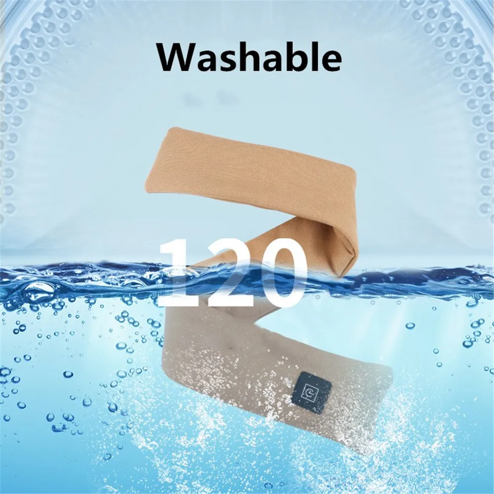 

New 2021 Winter Scarf Heated Scarf Usb Men Women Heating Scarf Couple Scarf Washable Neckerchief Plush Collar Scarves Warm Soft