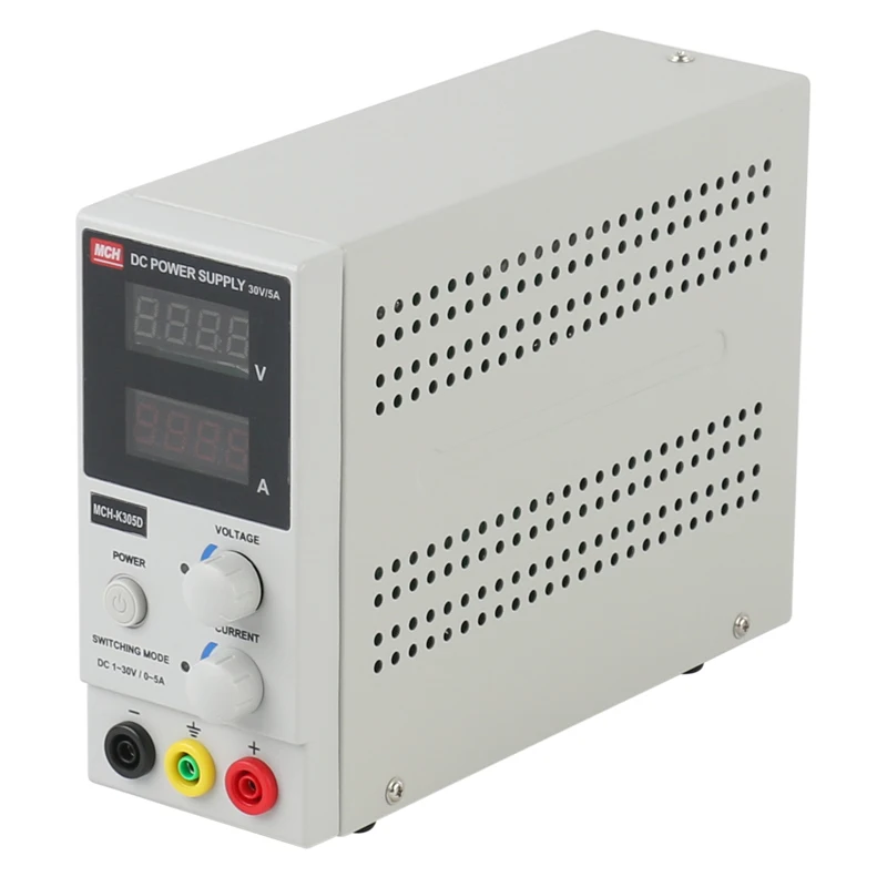 MCH 305D регулируется DC Питание 30V 5A 0 01 V/0.001A импульсный источник питания одиночный