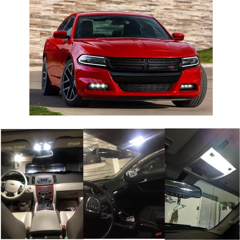 Внутренние светодиодные лампы для 2015 Dodge Дротика Durango Challenger Charger Journey Grand