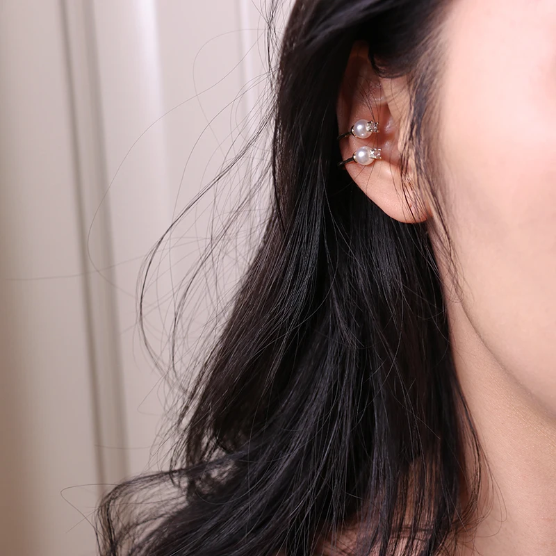 Серьги-клипсы YMYW для хряща и ушей без пирсинга современные ювелирные изделия