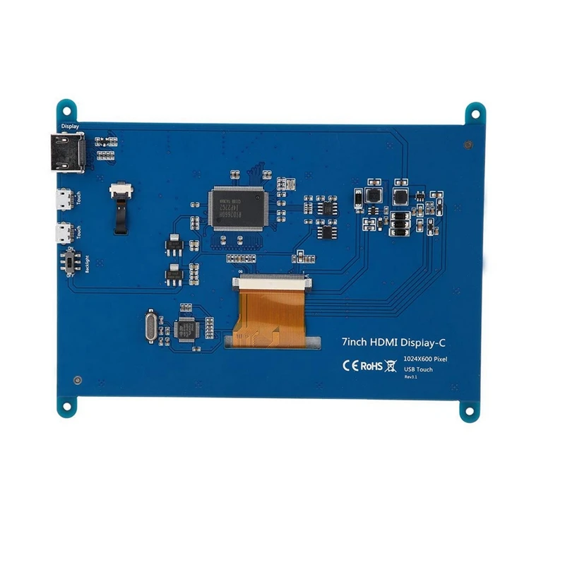 7 дюймов Full View ЖК дисплей IPS Пресс Sn 1024X600 HD HDMI совместимых с Дисплей монитор для