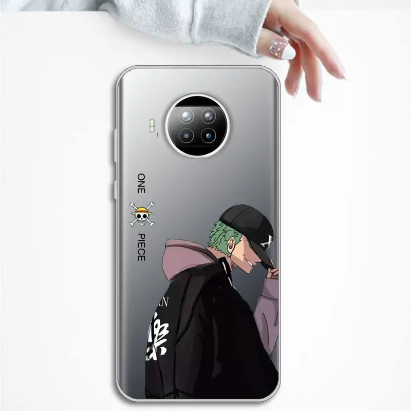 

One Piece Zoro Phone Case Transparent for Xiaomi mi Redmi note 10 t 8 9 pro lite 11 Samsung S 8 9 10 20 plus ultra