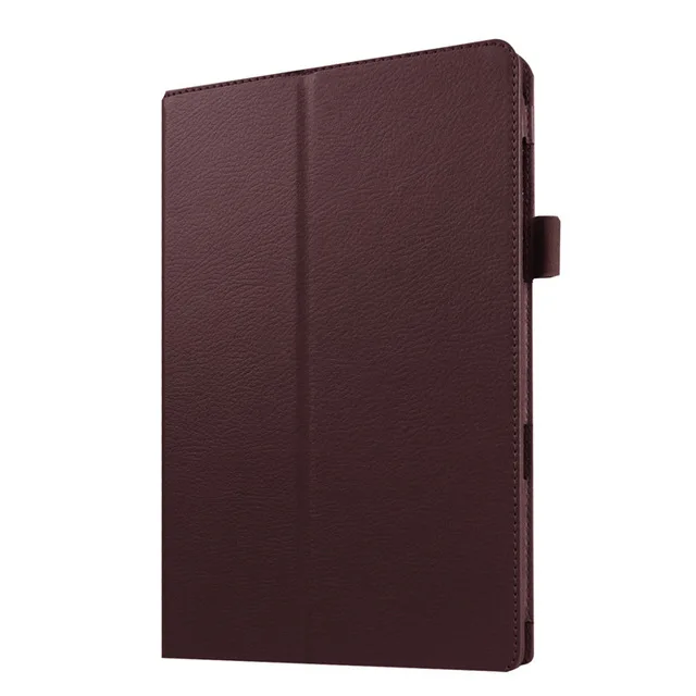 BROWN Из искусственной кожи чехол для samsung Галактики вкладка Pro 10,1 SM-T520 SM-T525 Стенд кожаный чехол для Note 10,1 издание SM-P600 SM-P601 SM-P605 - Цвет: BROWN