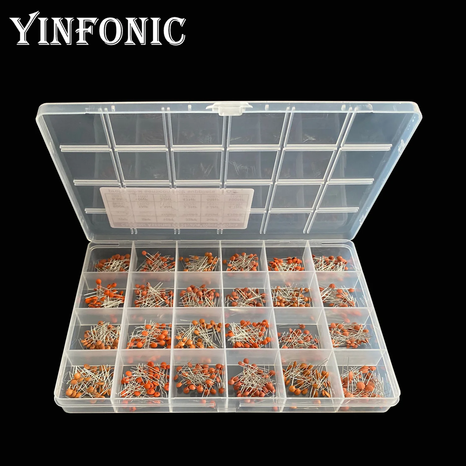 24 значения x 40 шт. набор магнитных керамических диэлектрических конденсаторов 2