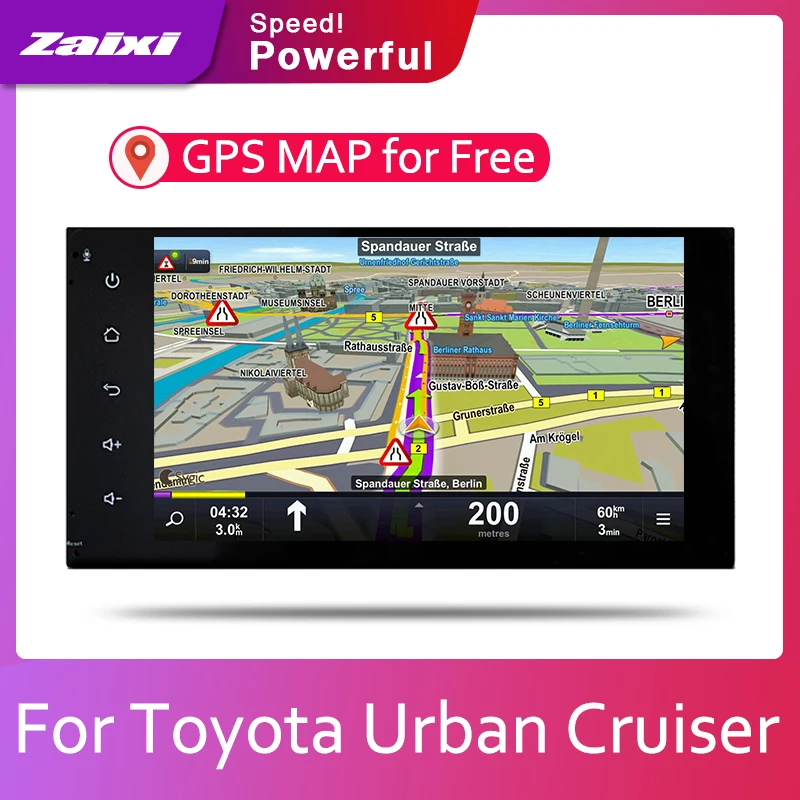 ZaiXi автомобильная система Android 1080P IPS ЖК экран для Toyota Urban Cruiser 2007 ~ 2016 автомобильный