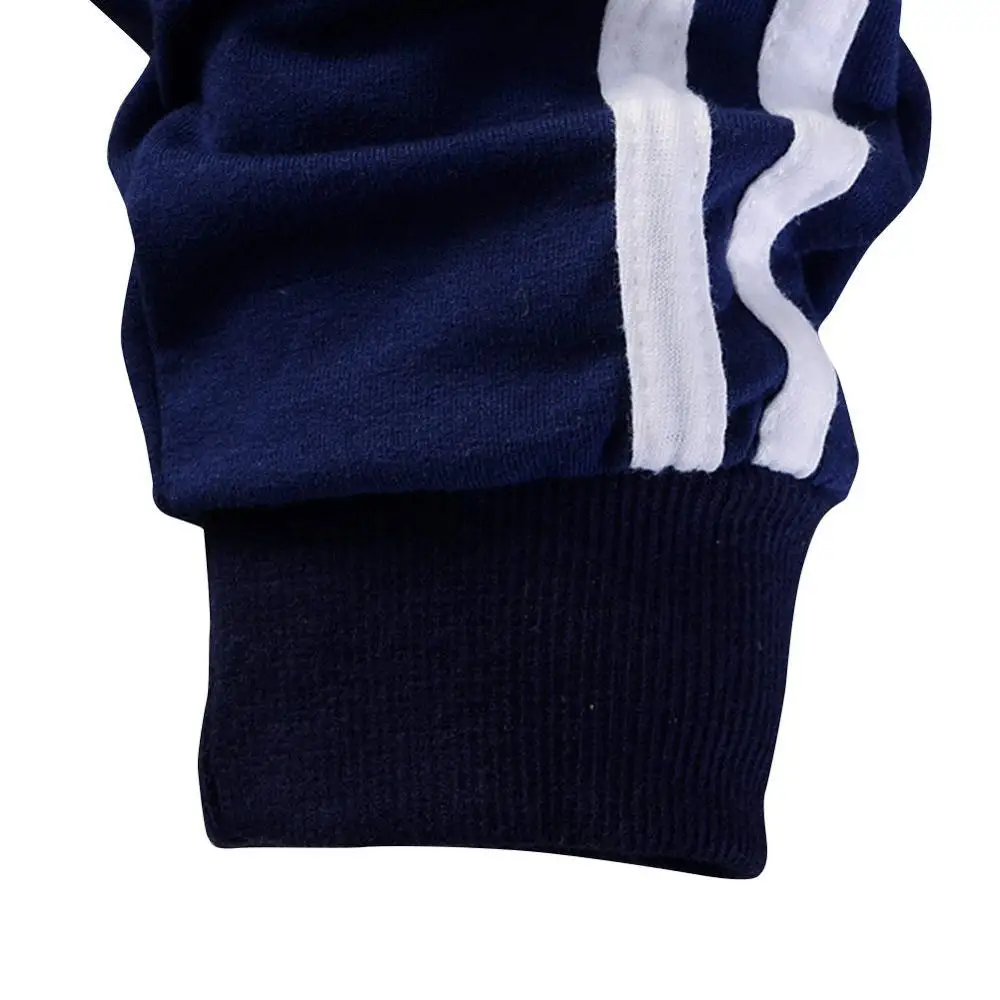 

2Pcs Autumn Baby Boy Long Sleeve Zipper Hooded Sweatshirt Jacket+Trousers Casual Sportswear Outfits Set Kids Clothes