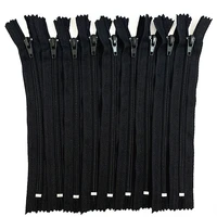 10pcs 5 15cm20cm25cm30cm35cm40cm50cm55cm60cm black nylon zipper tailor sewer craft handicrafts and fgdqrs