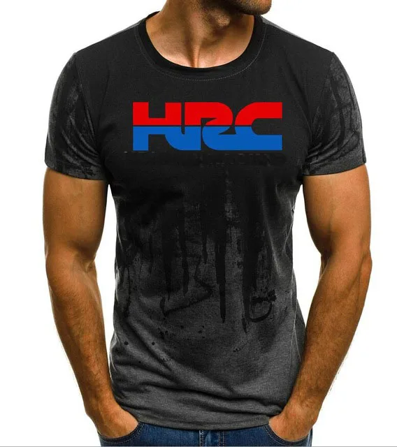 2018 Men Print Repsol HRC race motorcycle modified T-shirt summer 100% cotton short-sleeved akrapovic tshirt E | Автомобили и