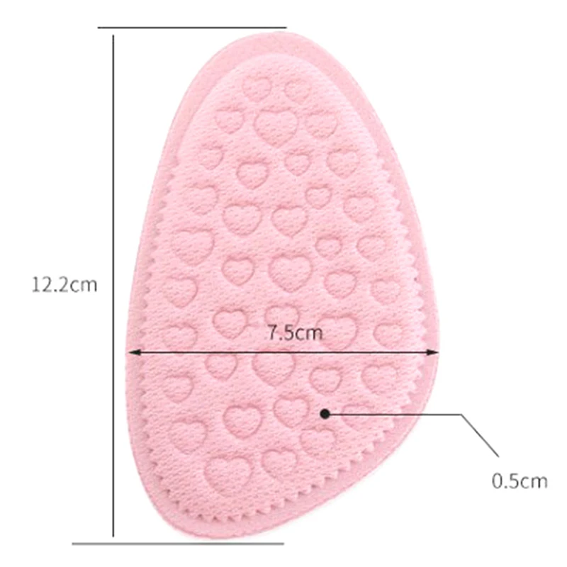 

1 Pair Anti-Slip Foot Protection Pain Relief Women Shoes Insert Insoles Shoes Sponge Pads Forefoot Insoles High Heel Soft Insert