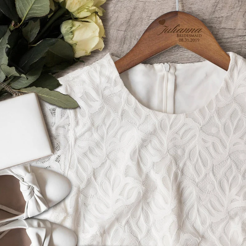 Индивидуальные вешалки для подружки невесты вешалка с именем Свадебная Вешалка