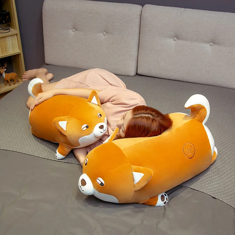 Шиба ину Плюшевые игрушки Мягкая собака мягкие куклы милая комната декоративные