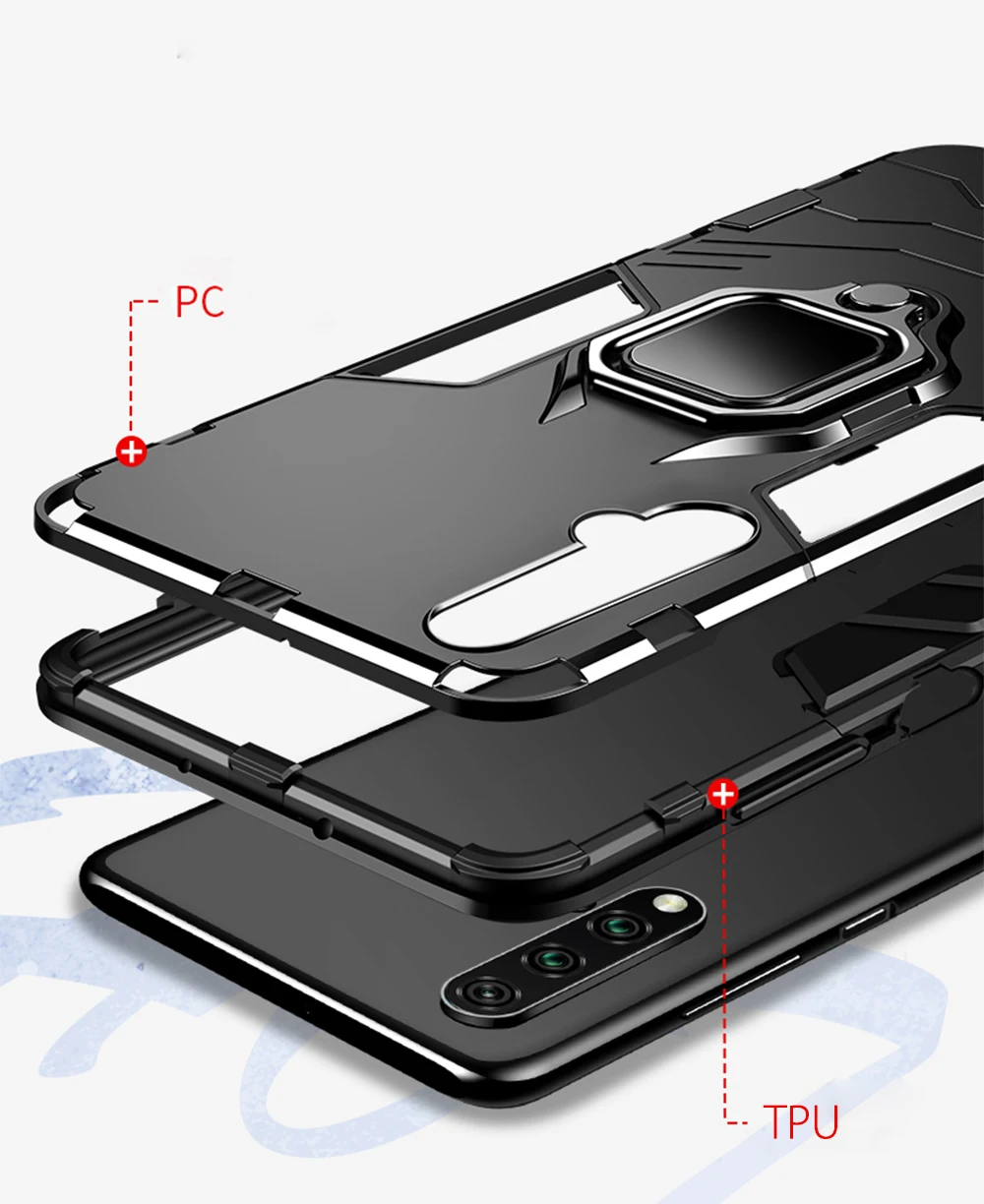 Чехол для huawei Nova 5 T 5 T, защитный чехол из поликарбоната, чехол для телефона с кольцом на палец, чехол для телефона huawei Honor 20 Honor20 Pro Nova5T