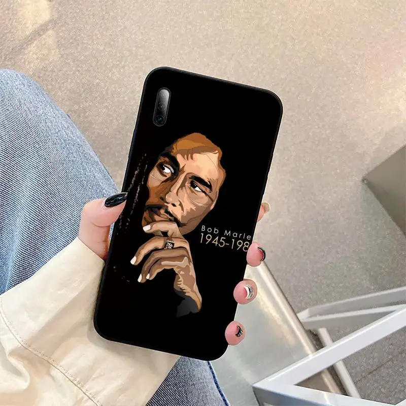 

Singer Bob Marley Phone Case For Xiaomi pocophone F1 mi10lite 5 8se pro note2 3 6 8explorer 9t a2lite Cover Fundas Coque