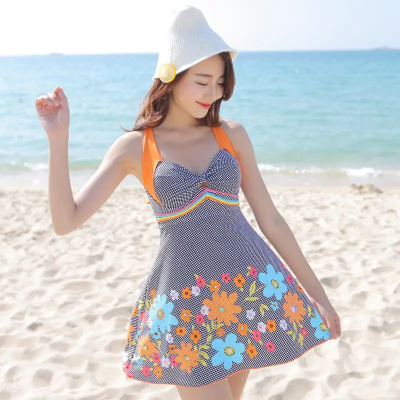 

2021 net red swimwear women travel ins wind cover meat super fairy summer new jumpsuit style conservative thin