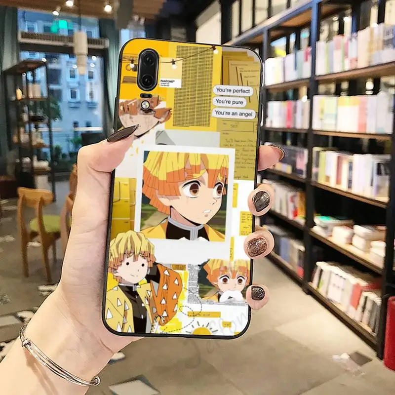 

Cool boy Zenitsu Anime Phone Case For Huawei honor Mate P 10 20 30 40 Pro 10i 9 10 20 8 x Lite