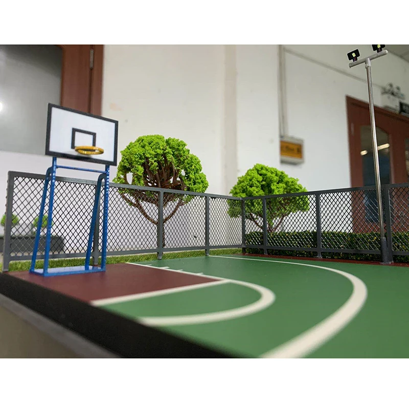 1: 64 модель автомобиля баскетбольная площадка паркинг сочетается с моделью