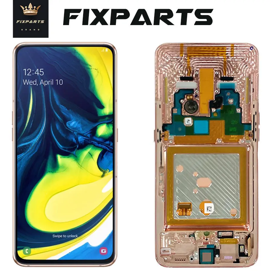 Оригинальный супер AMOLED ЖК дисплей для SAMSUNG Galaxy A80 A805 сенсорный экран дигитайзер