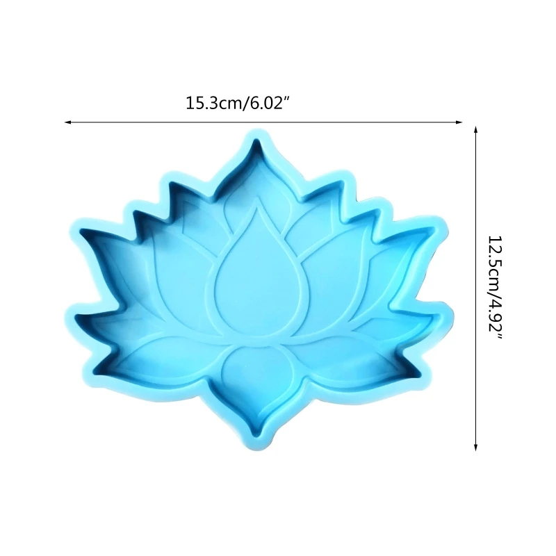 

Lotus Flower Coaster Epoxy Resin Mold Cup Mat Silicone Mould DIY Crafts Decorations Making Tools