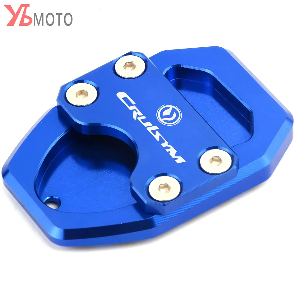 Motorcycle CNC Side Stand Enlarge Plate Kickstand Extension Pad For SYM CRUISYM 300i 300 GTS300 | Автомобили и мотоциклы