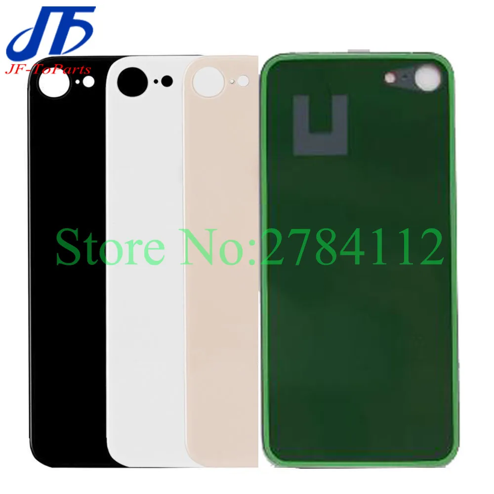 10 шт. лучшее качество Замена задней части стекла для iPhone 8 8G/8 P 8 Plus/X/XR крышка батареи задняя дверь корпус+ клейкая наклейка