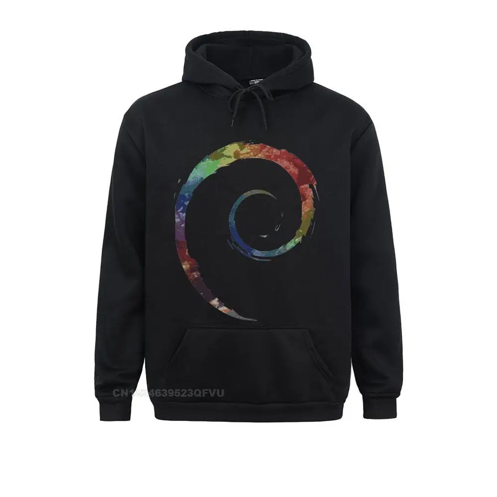 Красочный пуловер Debian толстовка мужская хлопковая винтажная Мужская