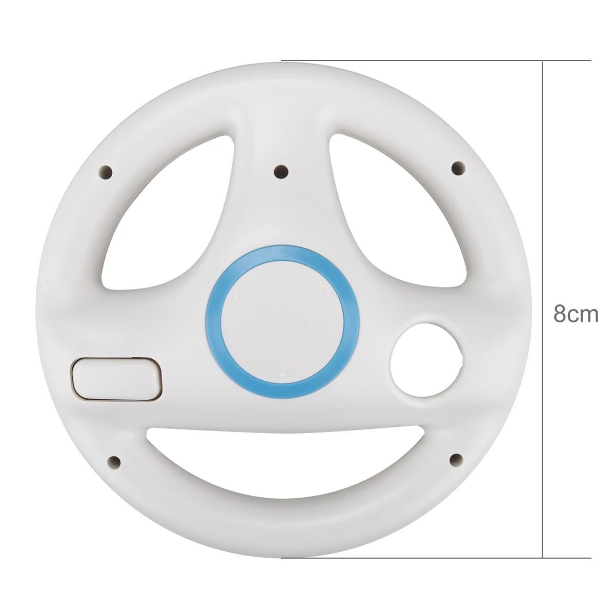 2Pcs Game Racing Steering Wheel for Nintendo Wii Kart Remote Controller Racing Game Steering Wheel images - 6