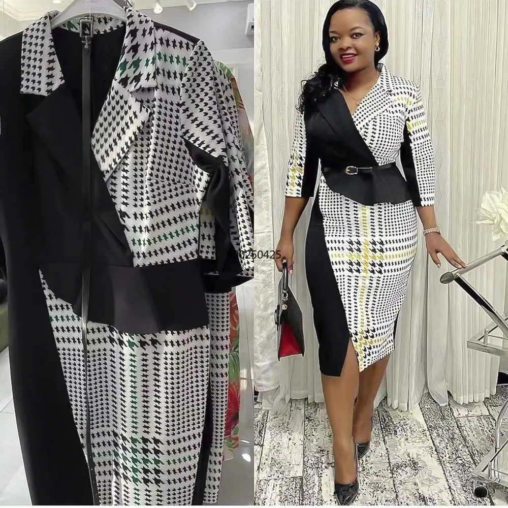 Женское винтажное платье в полоску с V-образным вырезом | Тематическая одежда и