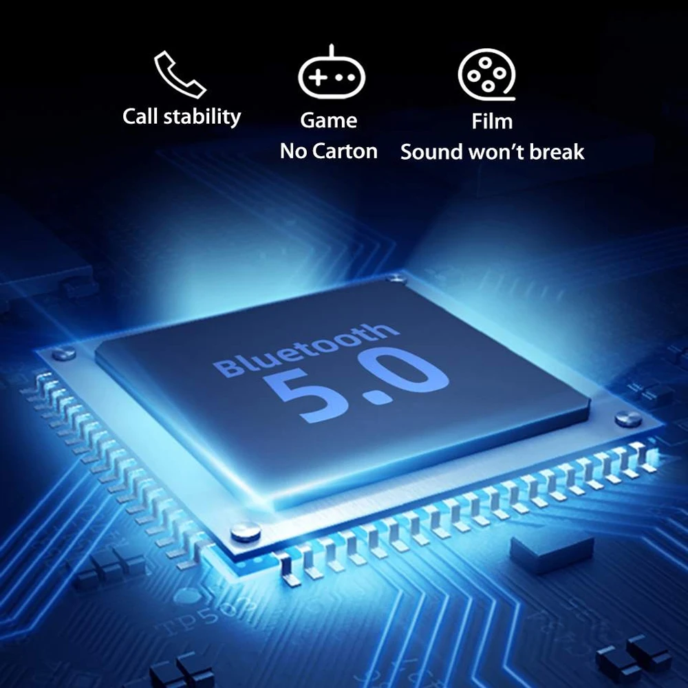 T5S TWS Bluetooth 5 0 наушники большой емкости внешний аккумулятор умный светодиодный