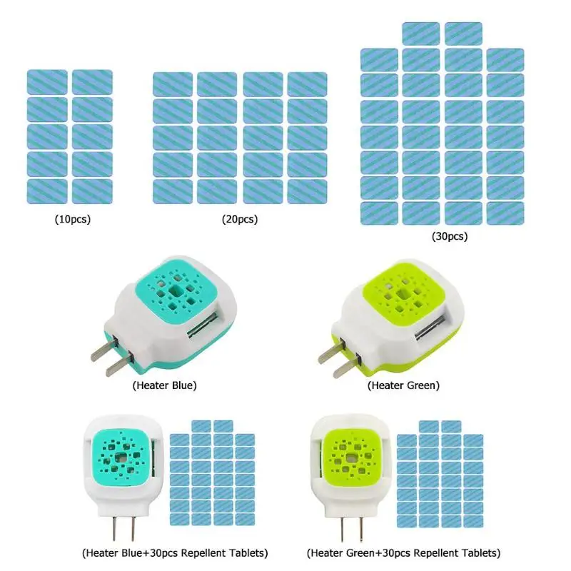 Отпугиватель комаров Пластик электрическое средство от мух Планшеты убийца