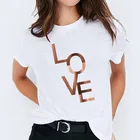 Женская одежда, милая Базовая летняя одежда с мультяшным принтом каваи и коротким рукавом, белая футболка, женские футболки, топ, футболка с графическим принтом