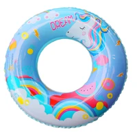 60708090 cartoon swimming ring for adult children inflatable pool tube giant float boys girl water fun toys