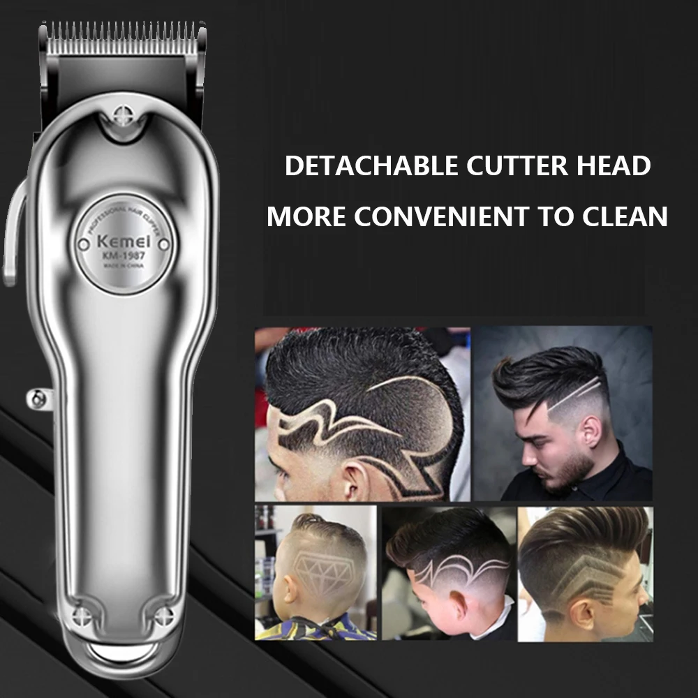 Электрическая машинка для стрижки волос с ЖК дисплеем цифровой беспроводной