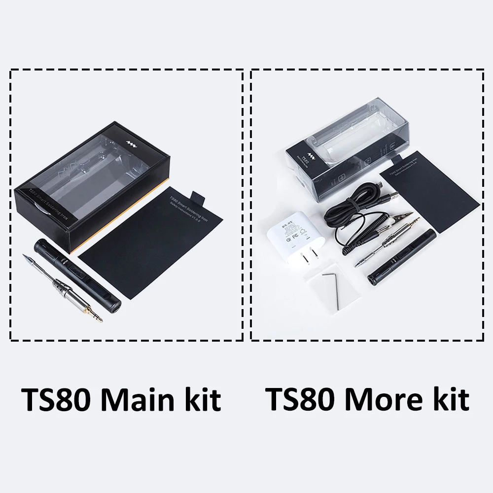 Новый мини TS80 умный Электрический паяльник станция цифровой OLED дисплей USB Type-C